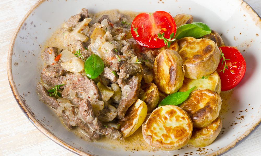 Strogonoff de Legumes Assados
