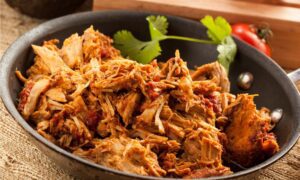 Frango Desfiado com Batata-Doce na Airfryer