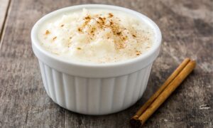 Arroz Doce Cremoso com Leite Condensado e Canela