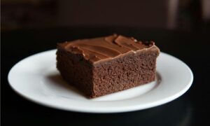 Bolo de Chocolate de Liquidificador Sem Ovo e Sem Leite