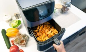 Legumes Empanados na Airfryer